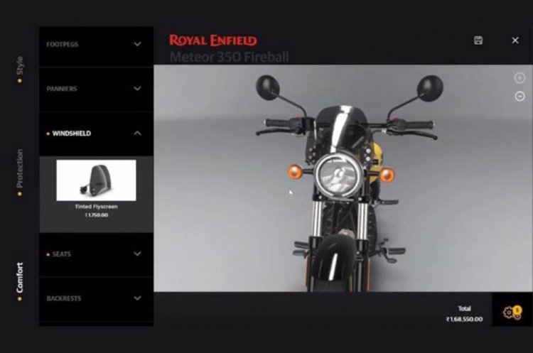 Royal Enfield Meteor leak